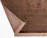 فرش وینتیج HR 187 نسکافه‌ای قرمز - Image 8