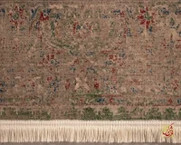 فرش وینتیج HR 188 نسکافه ای سبز - Image 4