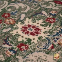 فرش وینتیج HR 188 نسکافه ای سبز - Image 6