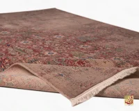 فرش وینتیج HR 189 نسکافه ای قرمز - Image 9