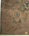 فرش وینتیج HR 186 نسکافه‌ای سبز - تصویر 13