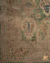 فرش وینتیج HR 186 نسکافه‌ای سبز - تصویر 4