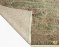 فرش وینتیج HR 186 نسکافه‌ای سبز - Image 11