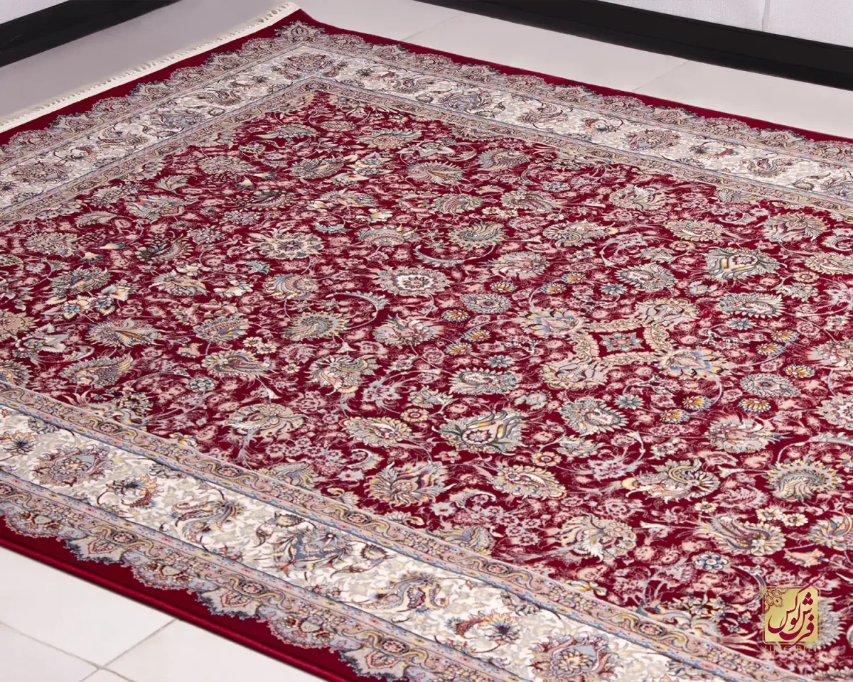 laki1211-10.webp فرش کلاسیک 1211 لاکی حاشیه کرم - تصویر 1