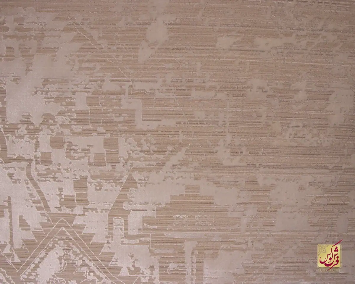فرش وینتیج m55 کرم نسکافه‌ای - تصویر 3