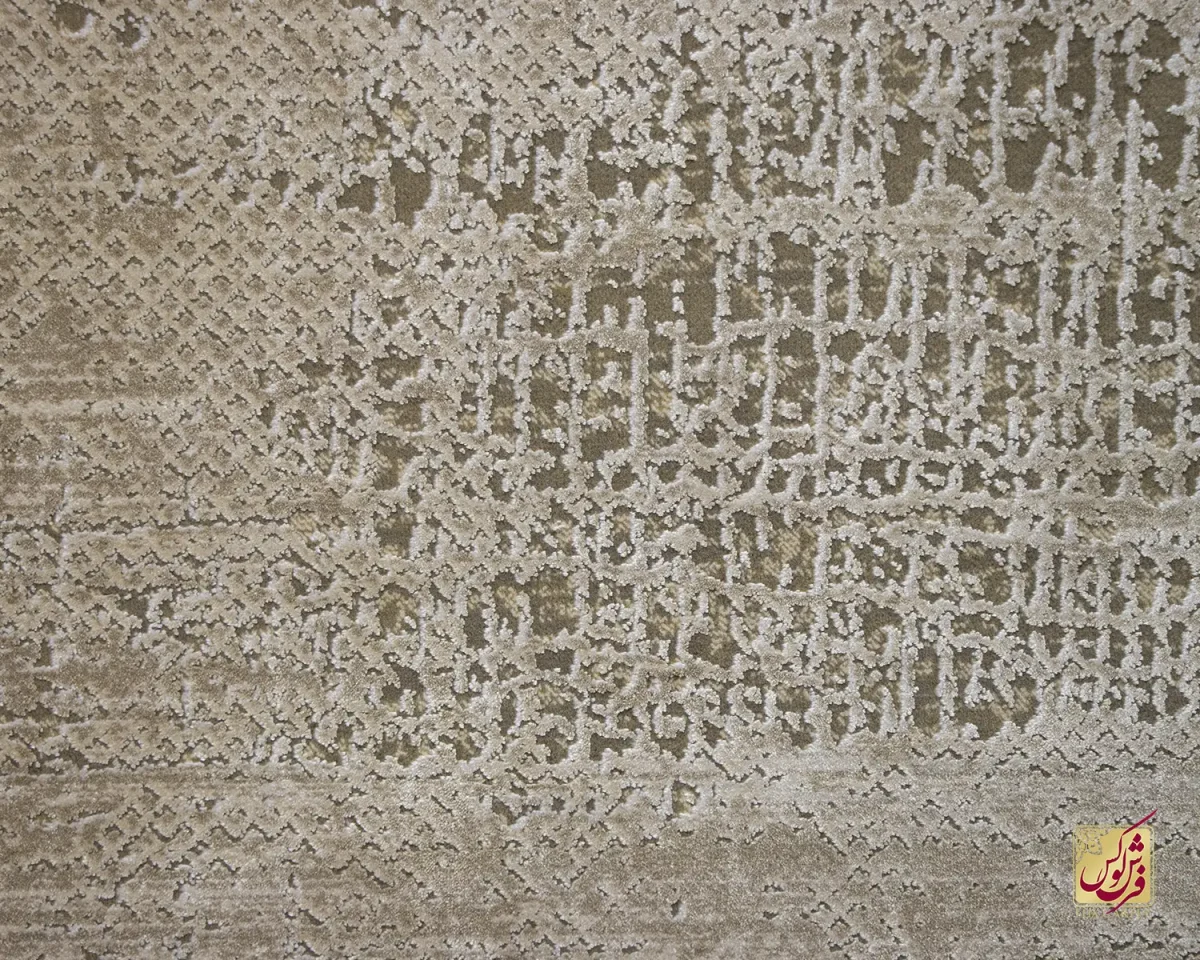 فرش وینتیج mc57 نسکافه‌ای کرم - تصویر 2