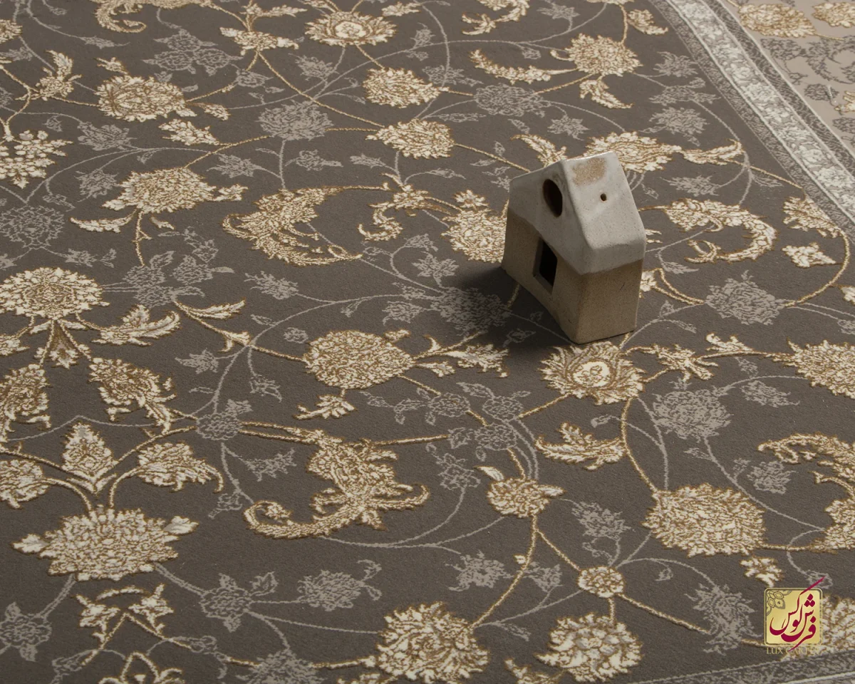 فرش کلاسیک نگین سیلور - تصویر 2