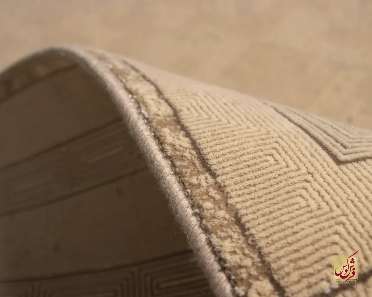 فرش مینیمال پارمیدا قهوه ای - تصویر 6