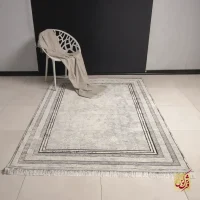 فرش مینیمال پارمیدا نقره ای