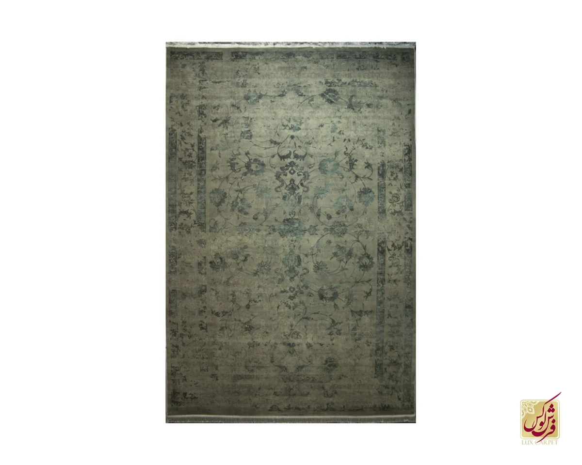 t1008-3-1.webp فرش وینتیج t1008 سبز طوسی - تصویر 1