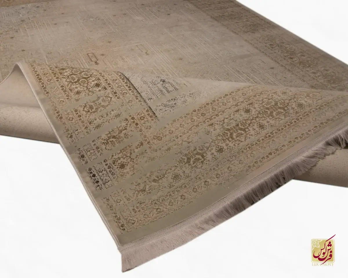 vin30-7.webp فرش وینتیج vin30 کرم نسکافهای - تصویر 1