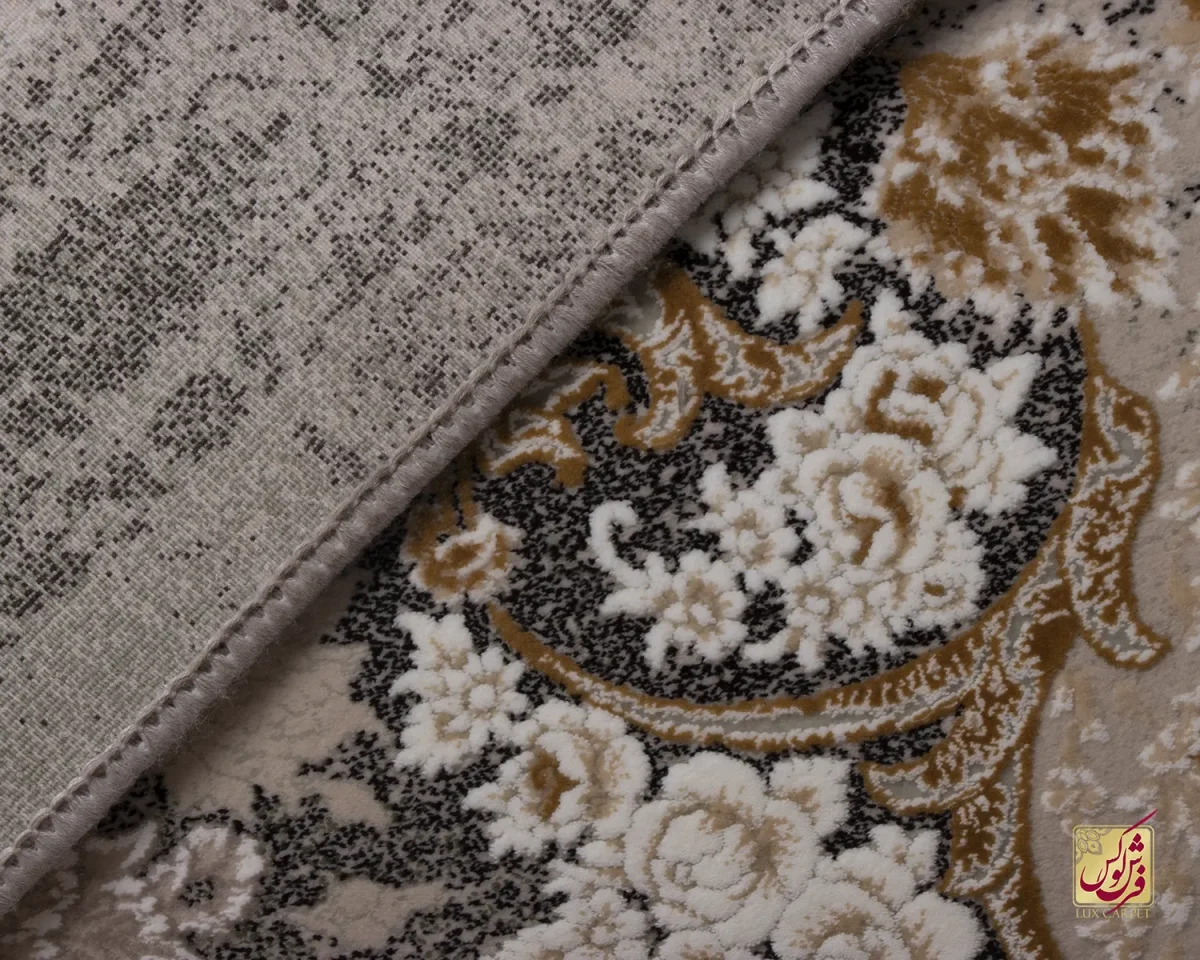 فرش وینتیج vin9 کرم سبز - تصویر 8