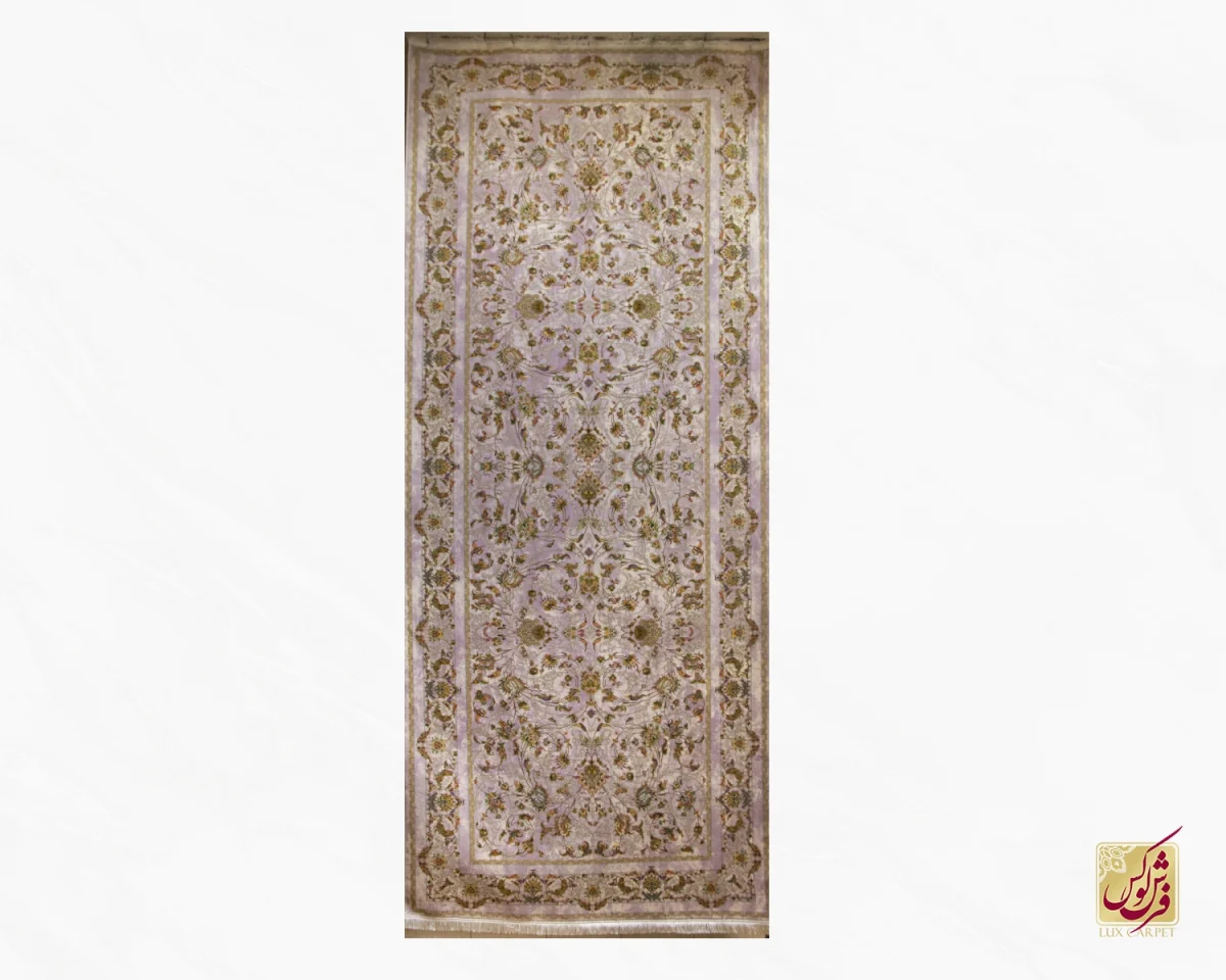 کناره کلاسیک Z5048 گلبهی کرم - تصویر 1