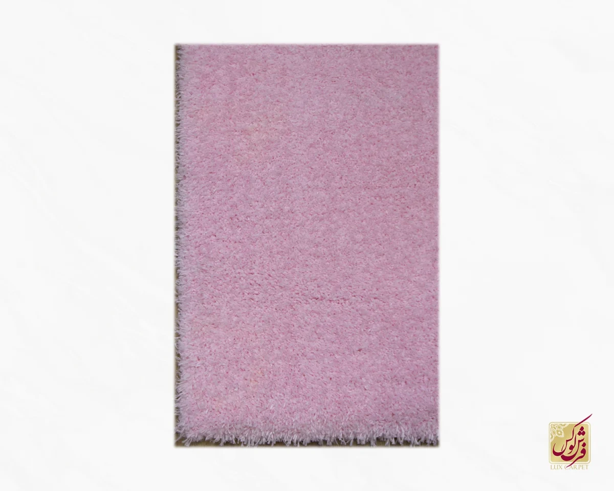 فرش شگی فلوکاتی صورتی - تصویر 2