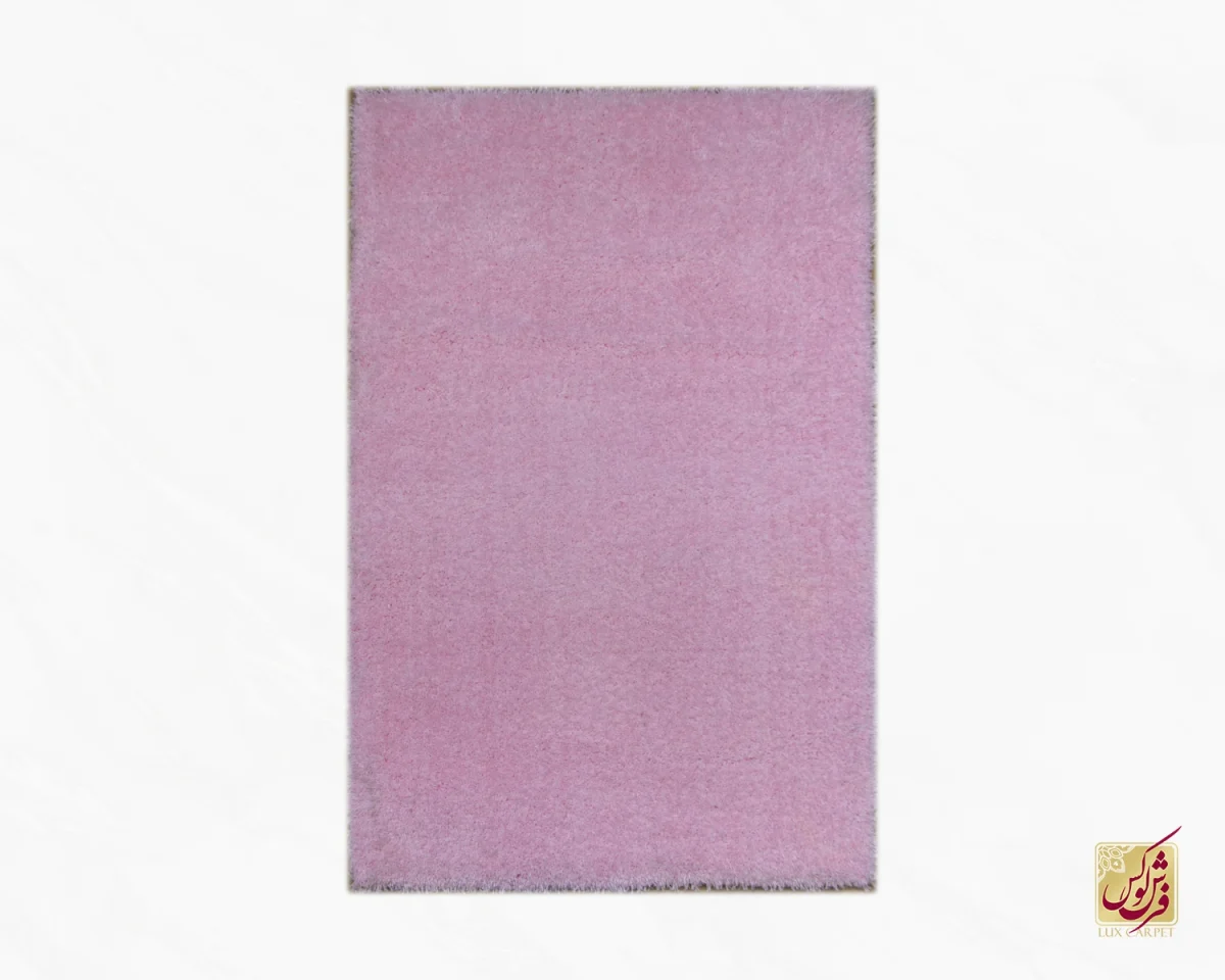 فرش شگی فلوکاتی صورتی - تصویر 1