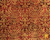 فرش ابریشم ماشینی AJ1047 لاکی طلایی - Image 6