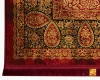 فرش ابریشم ماشینی AJ1047 لاکی طلایی - تصویر 9
