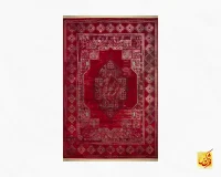 فرش وینتیج 203 لاکی سرمه‌ای - Image 2