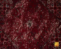 فرش وینتیج 203 لاکی سرمه‌ای - Image 3