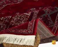 فرش وینتیج 203 لاکی سرمه‌ای - Image 8