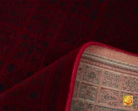 فرش وینتیج 205 لاکی سرمه‌ای - Image 10