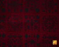فرش وینتیج 205 لاکی سرمه‌ای - Image 4