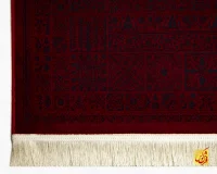 فرش وینتیج 205 لاکی سرمه‌ای - Image 5