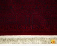 فرش وینتیج 205 لاکی سرمه‌ای - Image 6