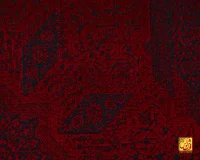 فرش وینتیج 211 لاکی سرمه‌ای - Image 4
