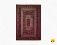 فرش وینتیج 213 لاکی کرم - Image 2