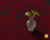 فرش وینتیج 217 لاکی سرمه‌ای - Image 3