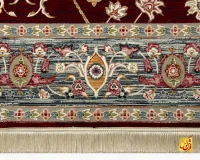 فرش وینتیج 219 لاکی حاشیه آبی - Image 5
