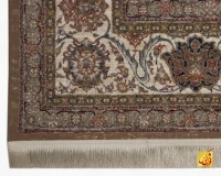 فرش وینتیج 230 نسکافه‌ای کرم - Image 6