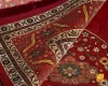 فرش ابریشم ماشینی C1099 لاکی - تصویر 5
