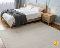 فرش مینیمال 3300 نسکافه‌ای کرم