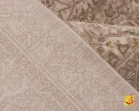 فرش وینتیج 3313 نسکافه‌ای کرم - Image 9