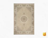 فرش کلاسیک 1507 بژ - Image 2