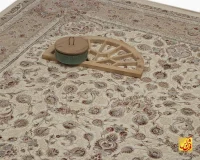 فرش کلاسیک 1521 کرم