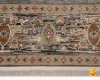 فرش وینتیج 17102 آبی حاشیه ذغالی - تصویر 6