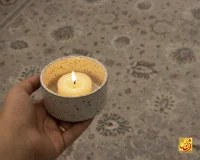 فرش وینتیج 17104 کرم بژ - Image 3