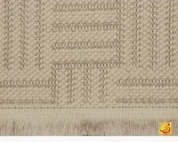 فرش مینیمال 2303 کرم نسکافه ای - تصویر 5
