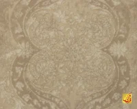 فرش وینتیج 3007 کرم نسکافه‌ای شرابی - Image 4