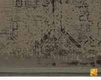 فرش وینتیج 413 طوسی کرم - Image 5