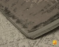 فرش وینتیج 413 طوسی کرم - Image 7