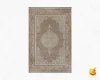 فرش وینتیج 5308 کرم نسکافه‌ای - تصویر 2