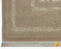 فرش وینتیج 7796 کرم طوسی - تصویر 7