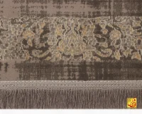 فرش وینتیج 9313 طوسی کرم - Image 7