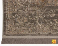 فرش وینتیج 9320 طوسی نسکافه‌ای - Image 6