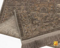فرش وینتیج 9320 طوسی نسکافه‌ای - Image 8