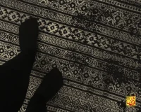 فرش وینتیج 9352 ذغالی طوسی - تصویر 4